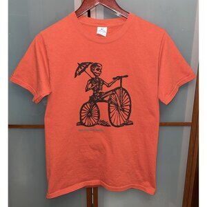 Jose Guadalupe Posada Graphic Calavera Skull Skeleton Yazbek T-Shirt Tee Size S